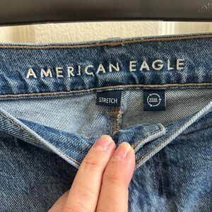 American Eagle Outfitters High Rise Stretch Jeans - Denim Blue